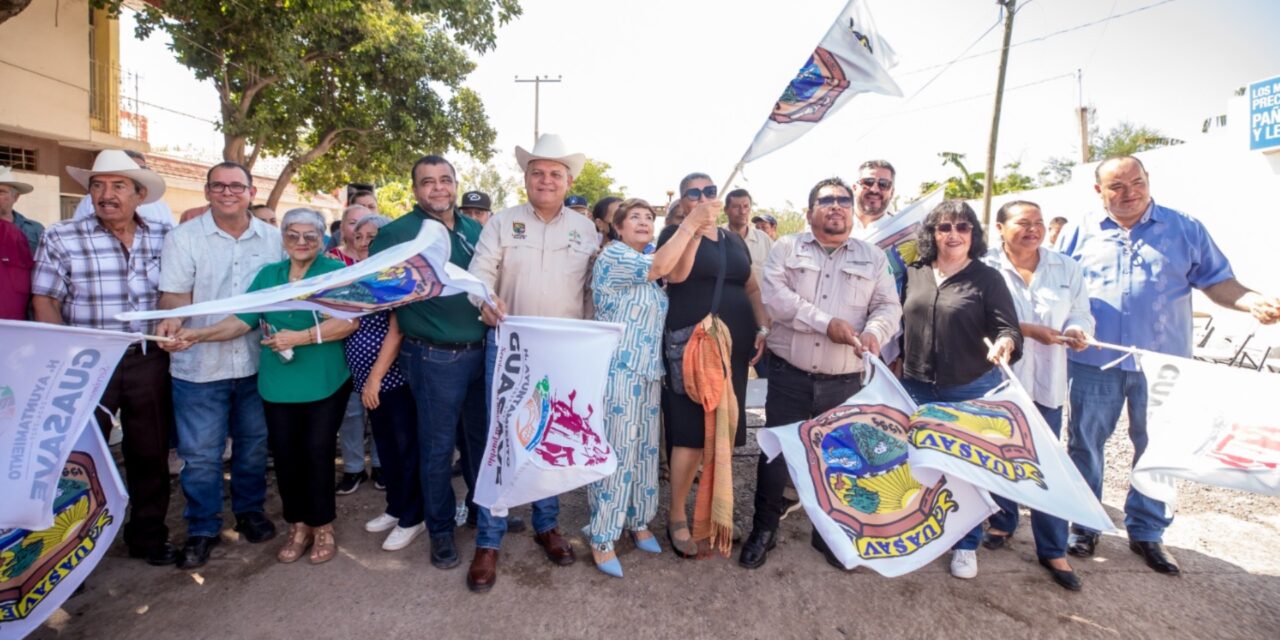 INICIA PAVIMENTACIÓN EN ESTACIÓN BAMOA; ALCALDESA AFIRMA QUE EL PREDIAL RÚSTICO SE INVIERTE SIN DISTINGOS POLÍTICOS